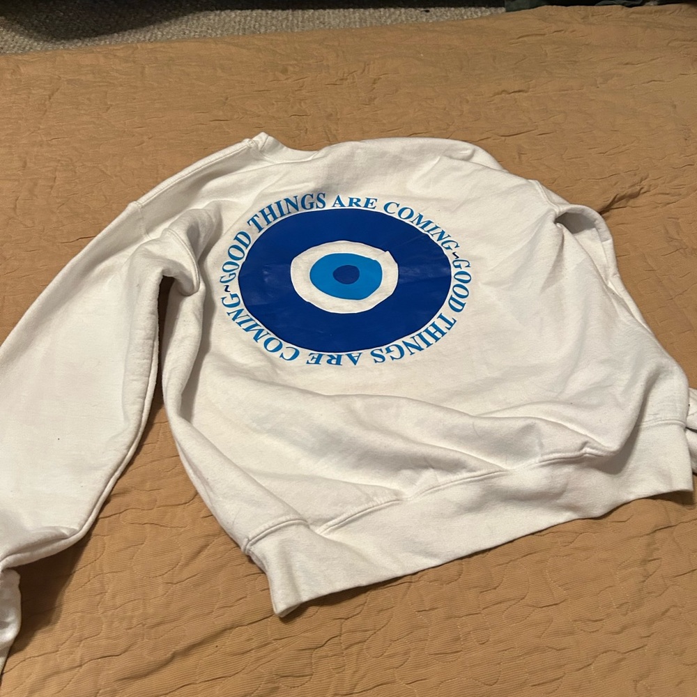Crew neck sweat shirt